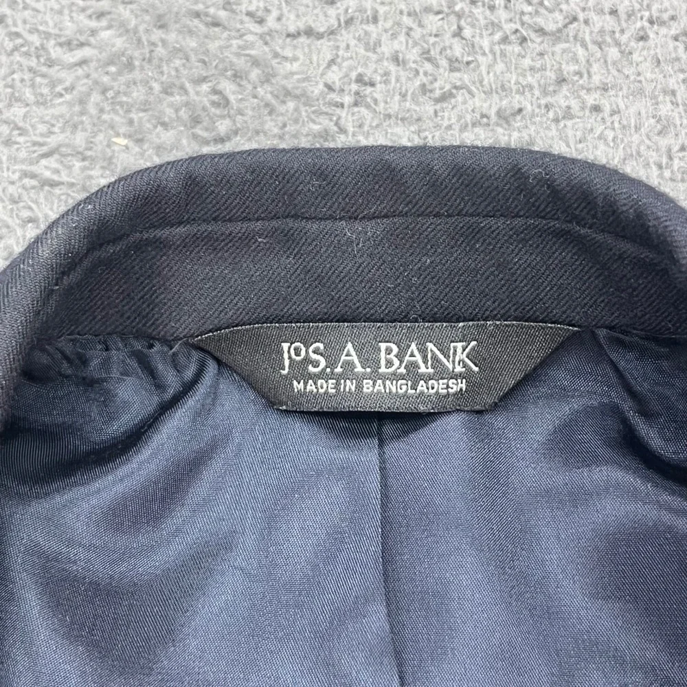 Jos A Bank Mens 43R Charcoal‎ Gray Wool Cashmere Sport Coat Blazer Jacket